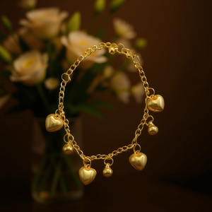 Linda FASHION Brazalete de Aleación Chapado en Oro con Dije de Pluma Religiosa para Mujer, Joyería de Fiesta - Product Image 2