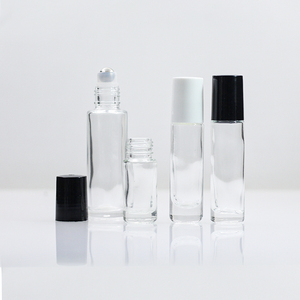 Bán buôn 5ml <span class=keywords><strong>8ml</strong></span> 10ml 15ml rõ ràng dày kính Roll-On chai với mũ nhựa màu đen tinh dầu chai thủy tinh - Product Image 4