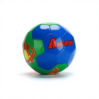 Ballon de football de taille 2 pour enfants, de haute qualité, léger, écologique, en cuir PVC miniature, cousu à la machine, thermocollé, taille personnalisée