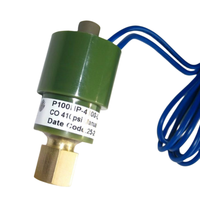 Pressostat de réfrigération en laiton pour pompes et systèmes de chauffage HVAC. Certifié IP65, max. 12 MPa, 16-20 A, certifié CE RoHS