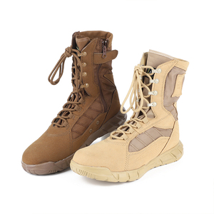 SF48 713 Men Tactical <b>Boot</b> <b>Brown</b> Nylon Outdoor Breathable All Seasons Hiking <b>Boot</b> - Product Image 4