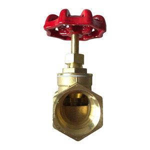 Válvula de Compuerta Hidráulica Personalizada OEM&ODM con Manija Roja y Blanca de Latón de 1/2, 1 y 4 Pulgadas - Product Image 3