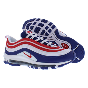Nike Air Max 97รองเท้าผ้าใบผู้ชายสีขาว/สีแดงไซส์10ฤดูร้อนกีฬาเทนนิสรองเท้าวิ่งพร้อมตาข่ายด้านบนถัก - Product Image 4