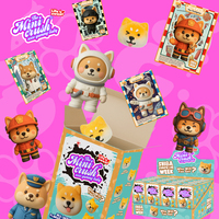 Boîte surprise de bonbons guimauves halal Shiba, directement de l'usine, personnalisation OEM/ODM, 7 saveurs, sans gras, avec figurine