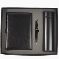 Coffret cadeau carnet A5, carnet de notes pour réunions professionnelles, logo personnalisé, couverture en cuir PU premium, avec stylo et tasse isotherme