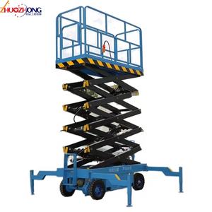 電動油圧シザーリフト空中リフティング足場12m屋外モバイル自己推進式 - Product Image 1