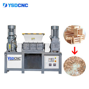 Déchiqueteuse automatique de déchets industriels de laine de papier froissé de bois de bananiers Broyeur de film plastique Déchiqueteuse de textile - Product Image 1