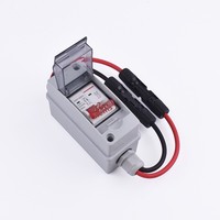 Disjoncteur isolateur DC photovoltaïque, interrupteur de transfert de charge solaire 2P32 en plastique étanche à l'eau et à la poussière