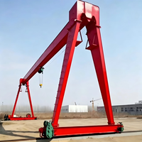 Grue portique monopoutre sur rail de 20 tonnes à livraison rapide, certifiée CE, pour manutention de matériaux en extérieur