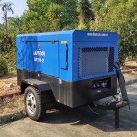 Compresseur d'air diesel LUY110-12 de haute qualité Liutech 385cfm compresseur pneumatique à vis pour l'exploitation minière tension 24V