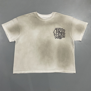 Camiseta Corta de Verano Estilo <span class=keywords><strong>Vintage</strong></span> para Hombre, con Estampado de Grafiti, Manga Corta, Cuello Redondo, Algodón, Estilo Casual Urbano - Product Image 1