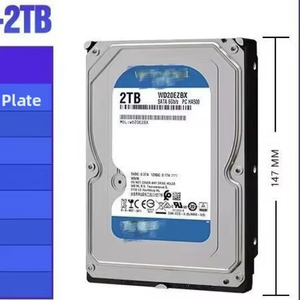 ใช้ได้กับฮาร์ดไดรฟ์แบบกลไกภายในขนาด 2TB สีน้ำเงิน ความเร็ว 7200 รอบต่อนาที สำหรับเดสก์ท็อป ขนาด 3.5 นิ้ว อินเทอร์เฟซ SATA รุ่น WD20EZAZ - Product Image 3