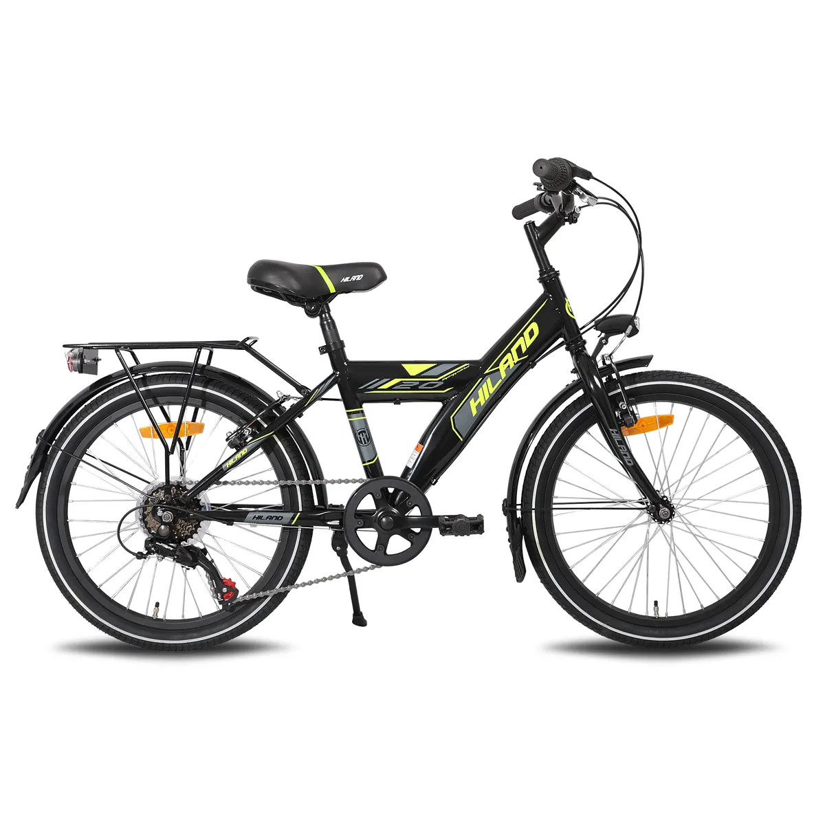 JOYKIEHILANDハードフレーム20インチバイク (5 6 7 89歳からの子供用) スチール製子供用自転車 (子供用)