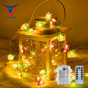 Guirlande lumineuse citrouille d'Halloween 3m 40 LED, décorations d'horreur DIY à suspendre pour la maison et l'extérieur, fournitures <span class=keywords><strong>de</strong></span> fête, intensité variable IP44 - Product Image 3