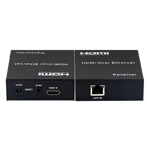 Новый в 2024 hdmi 120 м удлинитель с ИК-котом Ethernet кабель hdmi видео передатчик удлинитель адаптер