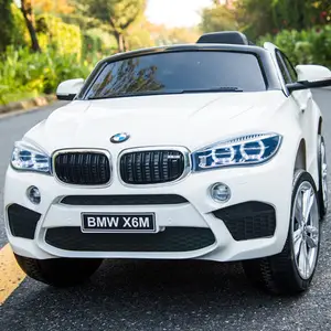 Izin naik BMW X6 12v naik baterai mobil mainan anak bayi mobil mainan mobil listrik untuk berkendara anak-anak