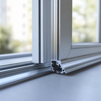 Ventanas Corredizas Horizontales de Aluminio Modernas al por Mayor, Doble Acristalamiento, Insonorizadas, Resistentes al Viento, con Rotura de Puente Térmico para Residencias