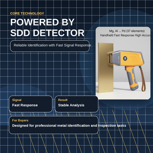 Analizador XRF Portátil de Mano con Detector SDD, Espectrómetro PMI para Análisis de Metales, Aleaciones y Chatarra - Product Image 3