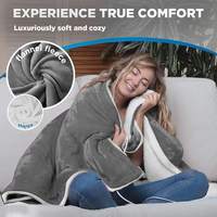 Couverture chauffante électrique, pas cher, chauffage de lit lavable, couverture chauffante pour l'hiver, prise 110v 220v