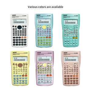 Grand écran du fabricant Calculatrice de mathématiques scientifiques à 2 lignes alimentée par batterie pour étudiants enseignants en plastique durable - Product Image 6