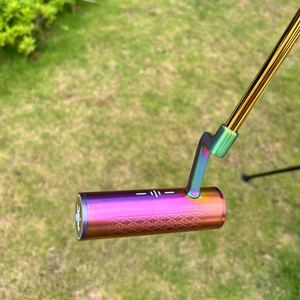 Nouveau Putter de Golf 2026 Entièrement Assemblé en Acier Inoxydable, Usiné CNC, Cylindrique sur 4 Côtés, Couleurs Arc-en-ciel, Droitier, Cadeau Créatif - Product Image 5