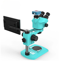 Microscope optique trinoculaire IParts RF4 7-50X avec caméra USB 38MP et zoom continu RF7050TV-638-S010