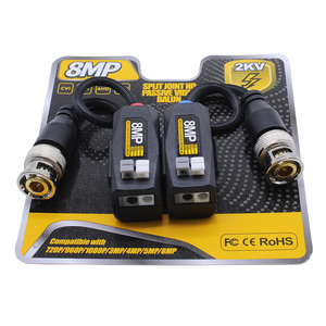 ملحقات الدوائر التلفزيونية المغلقة <span class=keywords><strong>Balun</strong></span> PVC PVC Power Y Vudeo Balums BNC أو عمدة 4k HD RJ45 m Viedeo <span class=keywords><strong>CCTV</strong></span> 8MP Balum فيديو - Product Image 5