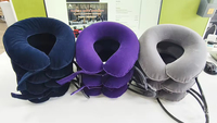 FSPG Nouveaux produits : Collier cervical pneumatique réglable gonflable pour soulager la douleur, dispositif de traction cervicale
