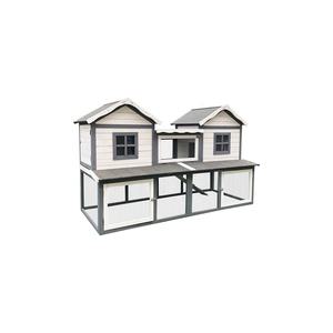 Luxueux Largement Utilisé Fabricant Étanche En Bois de Deux Étages Lapin Clapier <span class=keywords><strong>Portable</strong></span> Lapins <span class=keywords><strong>Cage</strong></span> À Vendre - Product Image 2