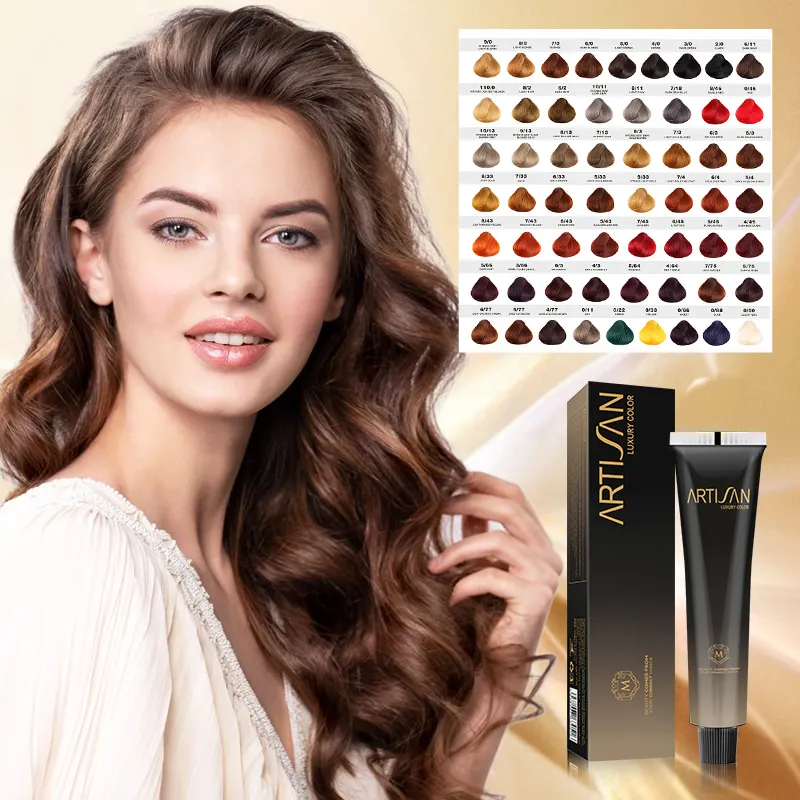 oem wholesale color premium stable color quality hair dye cream professional Salon semi-permanent hair dye color