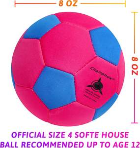 Balón de fútbol de Interior de tamaño 4 para niños y jóvenes, muebles protectores suaves y seguros, Regalos divertidos de cumpleaños y Navidad para niños y niñas - Product Image 4