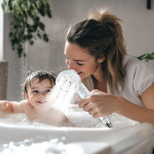 Ducha de Mano Multifunción con Control de Encendido/Apagado, Filtro de Agua con Cartucho de PP, 5 Chorros de Agua - Product Image 5