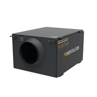 Système de purification d'air pour salle de sport, centre de remise en forme, hôpital, ventilation de plafond 1500m³/h, filtration HEPA H13 de qualité médicale, réduction des odeurs