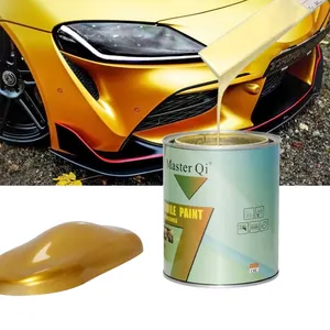 Coating Refinish Repair Supplier Tinting System Pu Spray Autobody Paint Metallic Coarse Pearl Gold bead 1k car paint