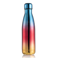 Botellas de agua personalizadas, termo de café con aislamiento al vacío, doble pared, barata