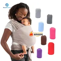 Beste kwaliteit zachte katoenen baby sling wrap carrier met prive logo