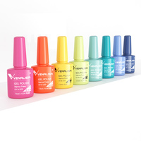 Venalisa Vip5 Vernis Gel Sans HEMA pour Ongles, French Manucure, Laque Émail, Esmaltes, Vernis à Ongles Gel