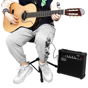 גיטרה עץ hq חור קול טנדר גיטרה עם כבל חיבור - Product Image 5