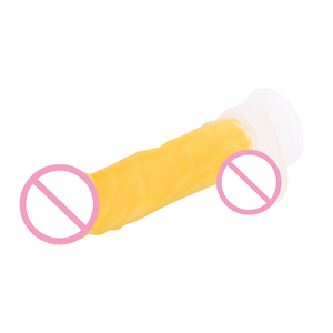Seksartikelen goedkope prijs kleurrijke realistische zachte jelly dildo kristallen dildo voor vrouwen met sterke zuignap seksspeeltjes - Product Image 6
