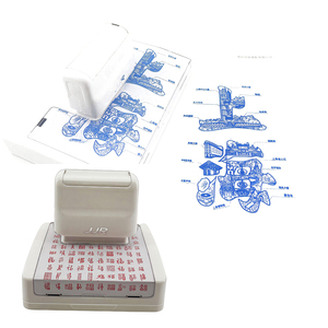 แสตมป์ท่องเที่ยวแบบกำหนดเอง แสตมป์ท่องเที่ยวลายอักษรจีน - ของขวัญสร้างสรรค์ทางวัฒนธรรมระดับไฮเอนด์สำหรับชาวต่างชาติ - Product Image 2