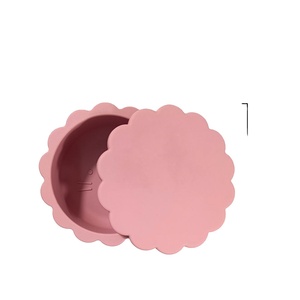 Nueva tapa de silicona para bebé, marca personalizada con forma de León, diseño de cuenco único, cuenco OEM/ODM bonito, tapa ecológica - Product Image 1