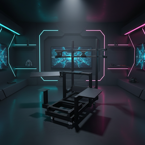 <span class=keywords><strong>Cockpit</strong></span> de simulation de course réglable en mouvement, profil en aluminium 4080 anodisé noir/argent, simulateur de course, siège de jeu - Product Image 5