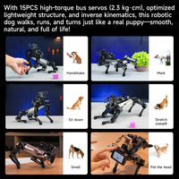 Robot chien bionique quadrupède DOGZILLA Lite 15DOF avec module Raspberry Pi CM5 intégré