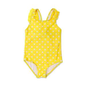 Maillots de bain une pièce personnalisables Tex Girls pour enfants avec volants - Product Image 2