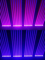 Barre d'éclairage à tête mobile sans électrode XY 6x60W RGBW 4 en 1 LED Beam pour DJ discothèque