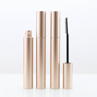 Tube de mascara vide en aluminium/plastique avec logo personnalisé OEM/ODM, estampage à chaud or, brosse à peigne fin, sérigraphie – Vente en gros