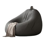Canapé paresseux Lazy Bean Bag 2022, quatre tailles, chaise de lecture décontractée extra large pour enfants, détachable, lavable, en velours suédé, minimaliste