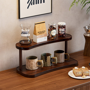 Desktop cup holder/storage <b>rack</b> for dining tables, teacups, coffee cups, and water <b>glasses</b>; suitable for entryway placement. - Product Image 2