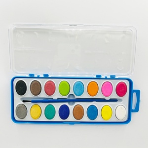 Ensemble de peinture aquarelle semi-sèche 16 couleurs pas cher de Chine, palette d'aquarelle professionnelle, vente directe d'usine pour étudiants - Product Image 3