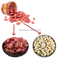 Éplucheur automatique de type humide de noix Machine séparée Petit équipement d'épluchage de pois chiches frais Machine d'épluchage de peau d'arachide d'amande